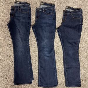 Old Navy Jeans - 3 pair - size 14 regular